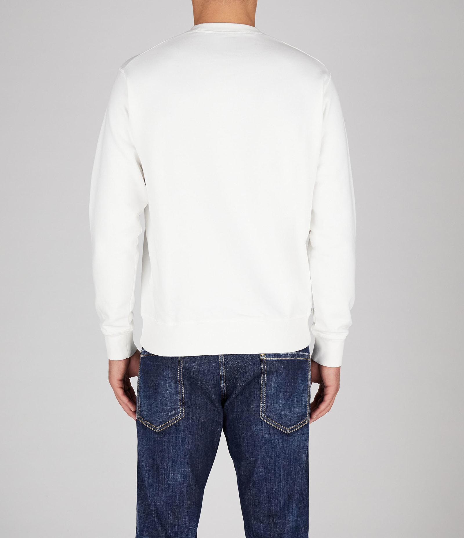 Shop Dsquared2 Sweatshirt In White