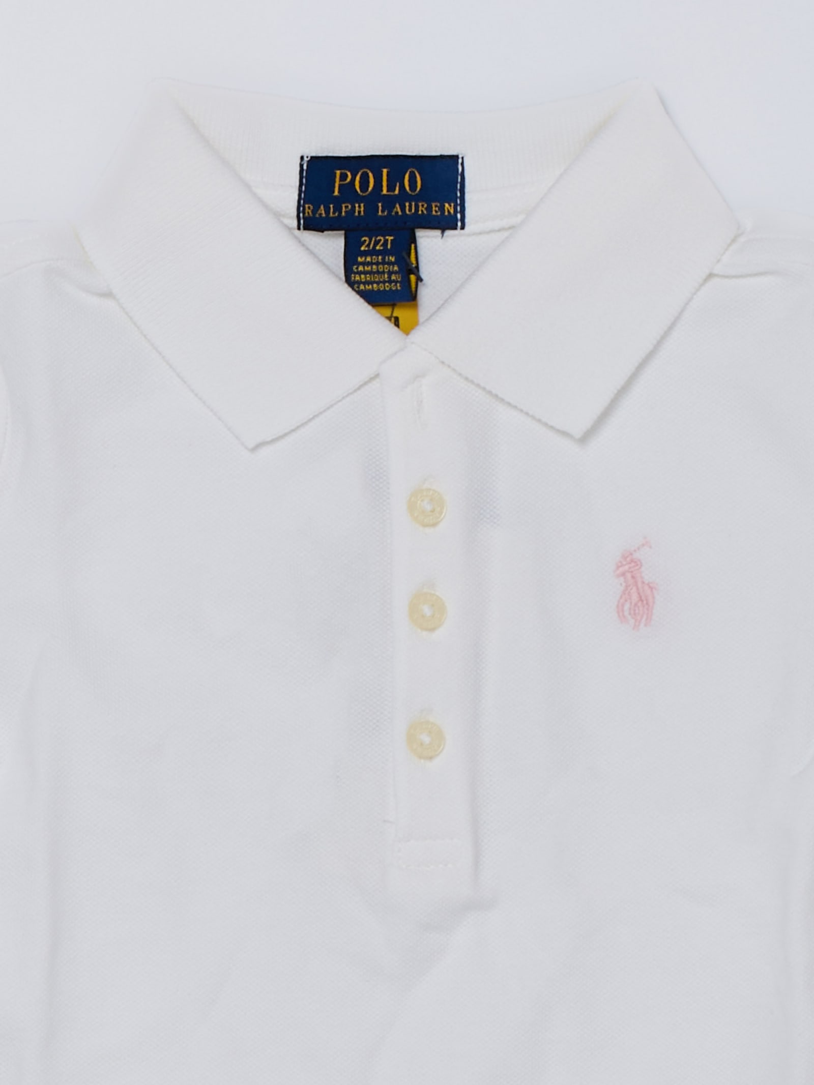 Shop Polo Ralph Lauren Polo Polo In Bianco