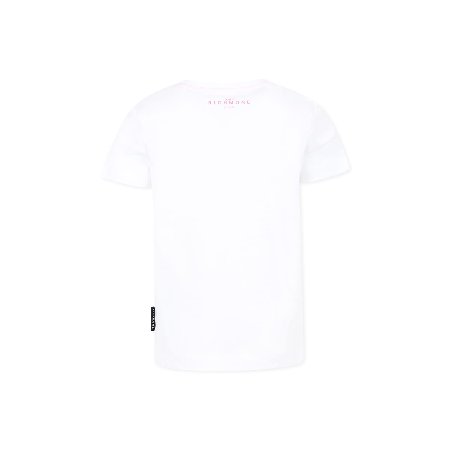 Richmond White T-shirt For Girl With Logo In White