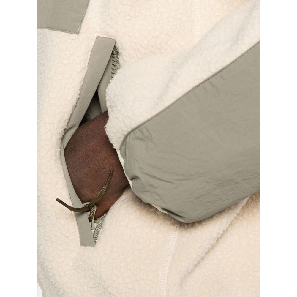 Maison Kitsuné Casual Fleece Zipped Jacket In Neutral