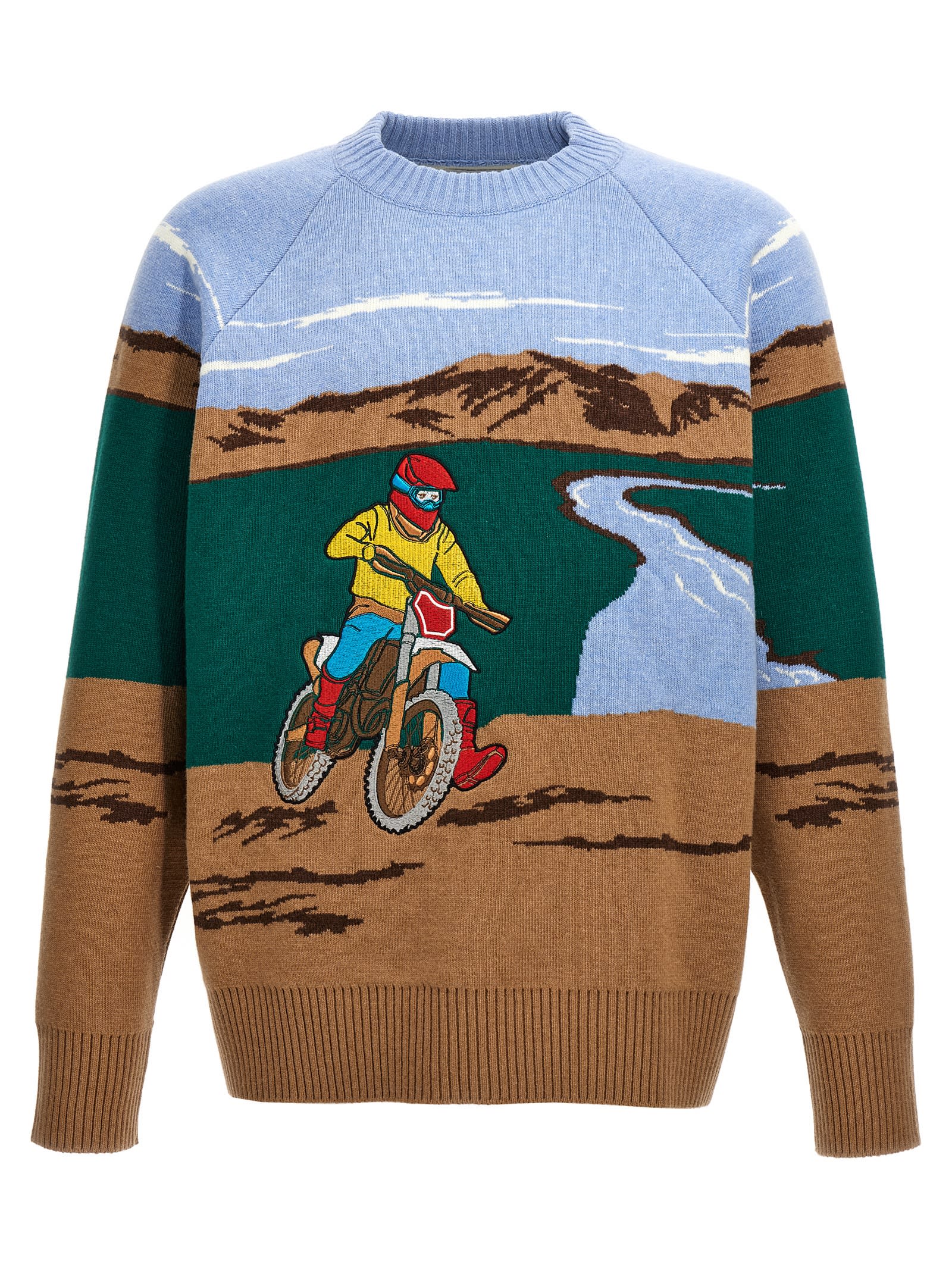 Shop Lc23 Motocross Sweater In Multicolor