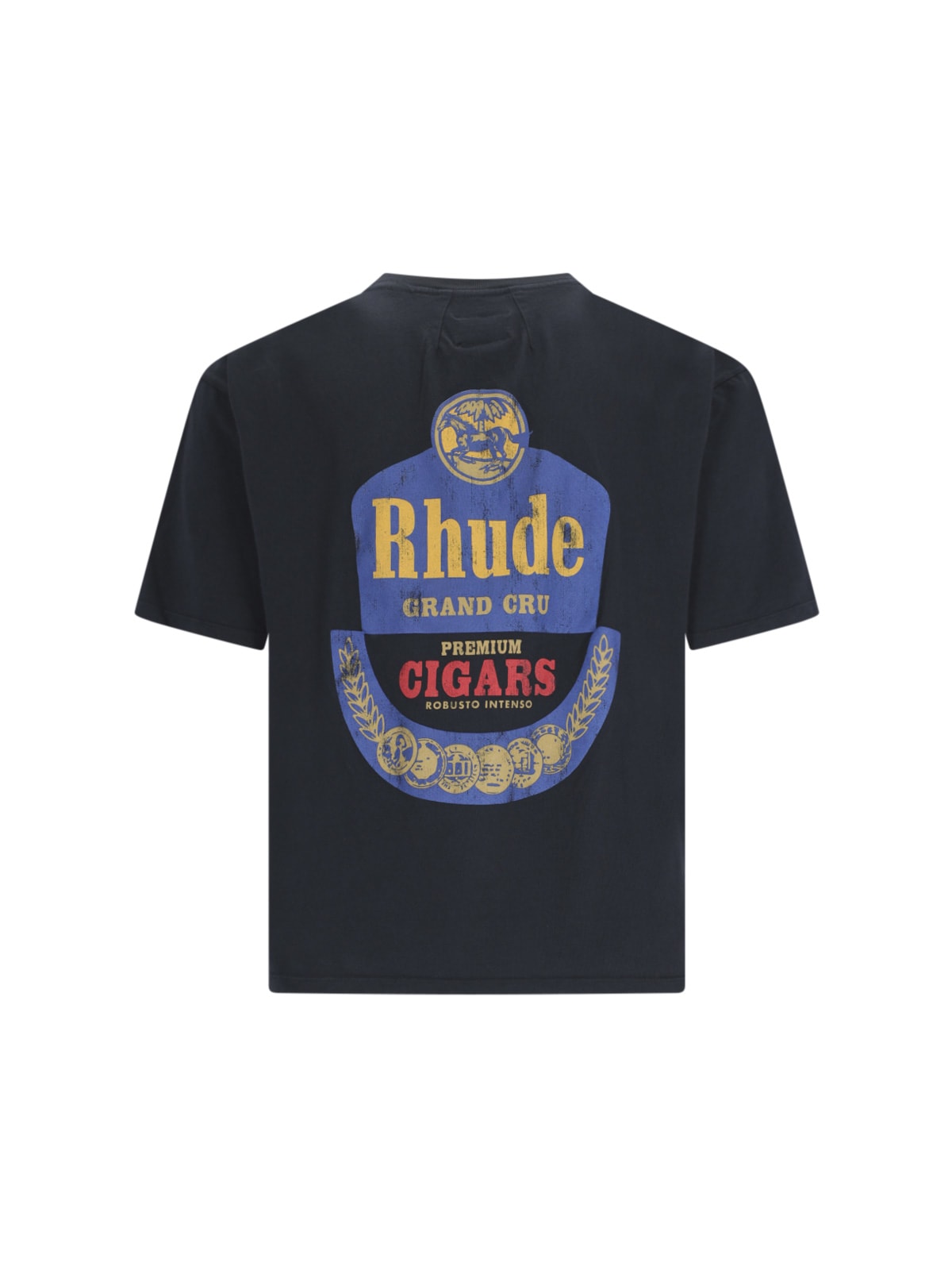 Shop Rhude Grand Cru T-shirt In Black
