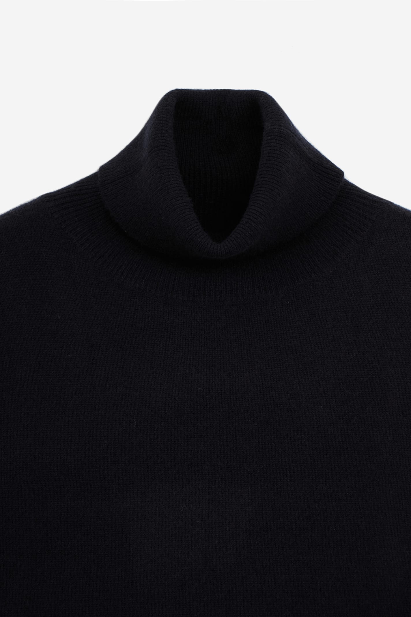 Aspesi Merino Wool Turtleneck Jumper In Black