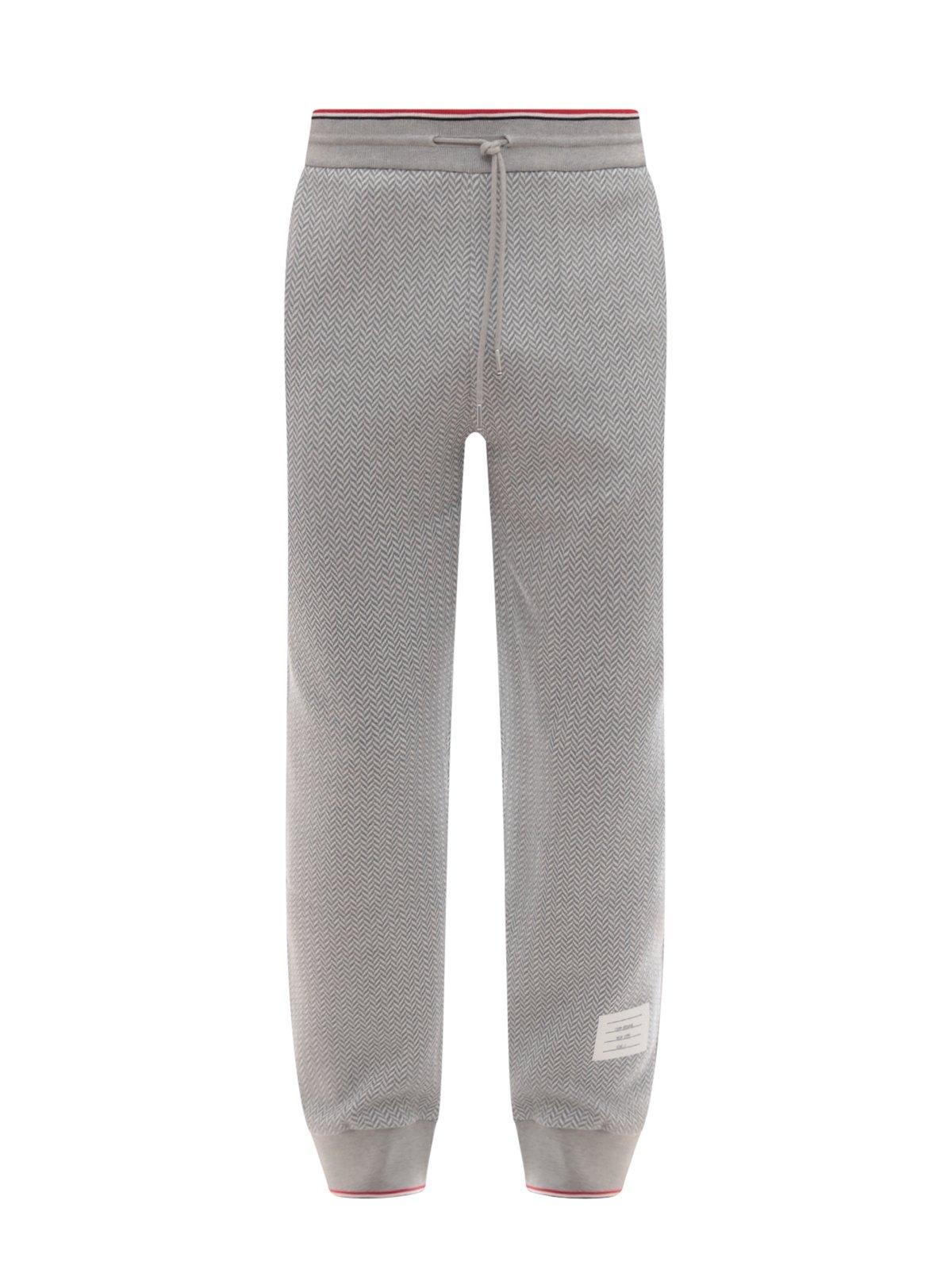 Logo Patch Drawstring Track Pants