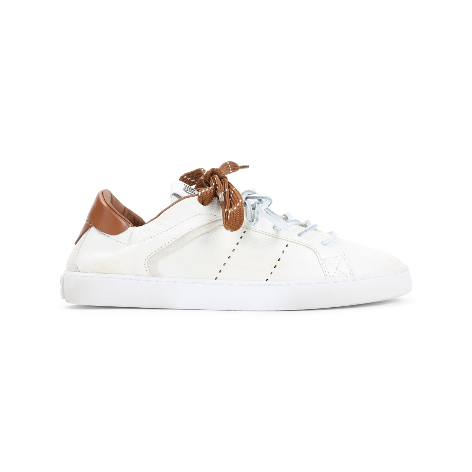 Miu Miu Calf Leather Sneakers In Multi