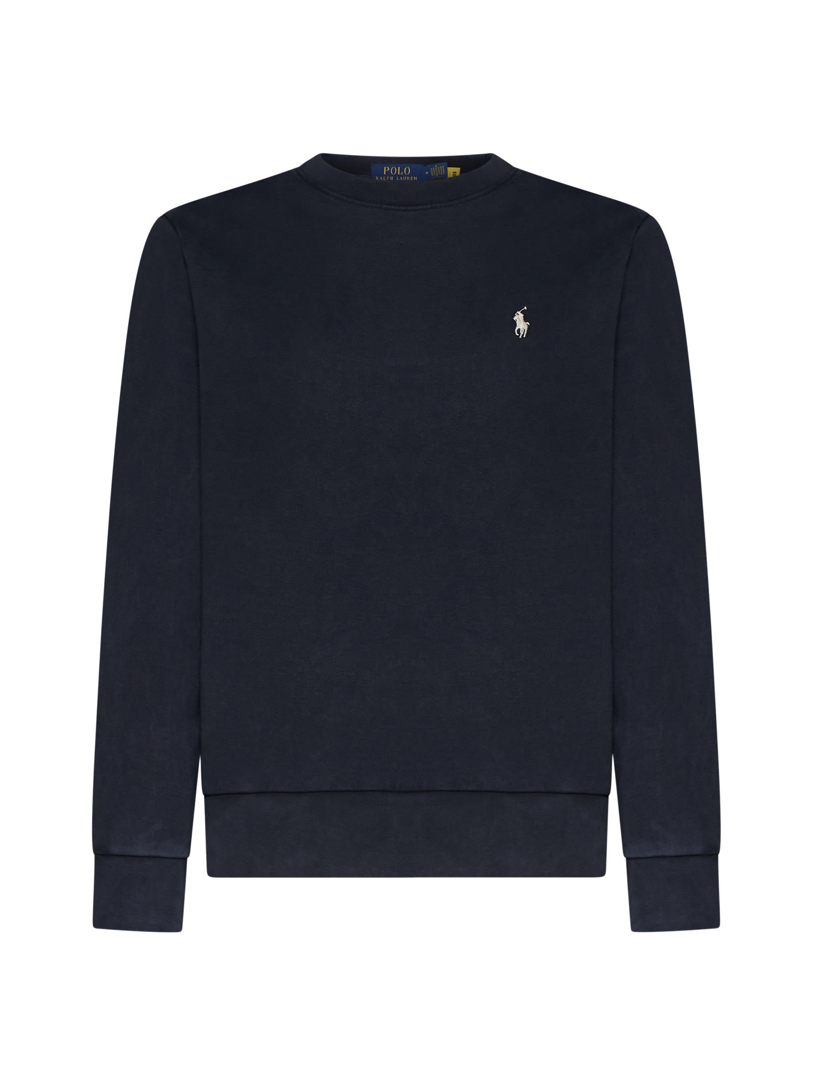 Shop Polo Ralph Lauren Sweater In Faded Black Canvas
