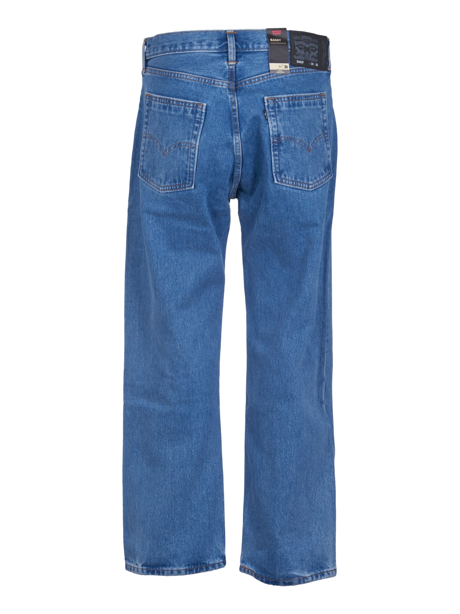 Shop Levi's Skate Baggy Jeans In Celeste