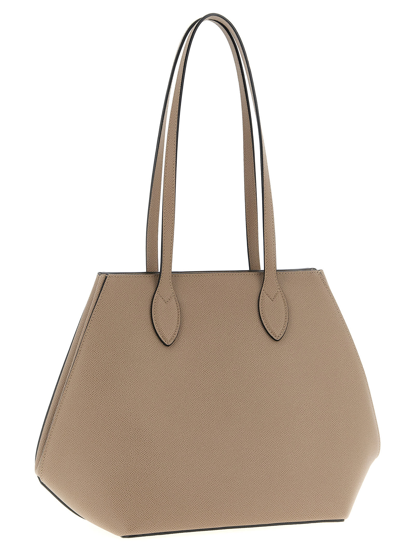 Valextra Medium Vivi Shopping Bag In Gray