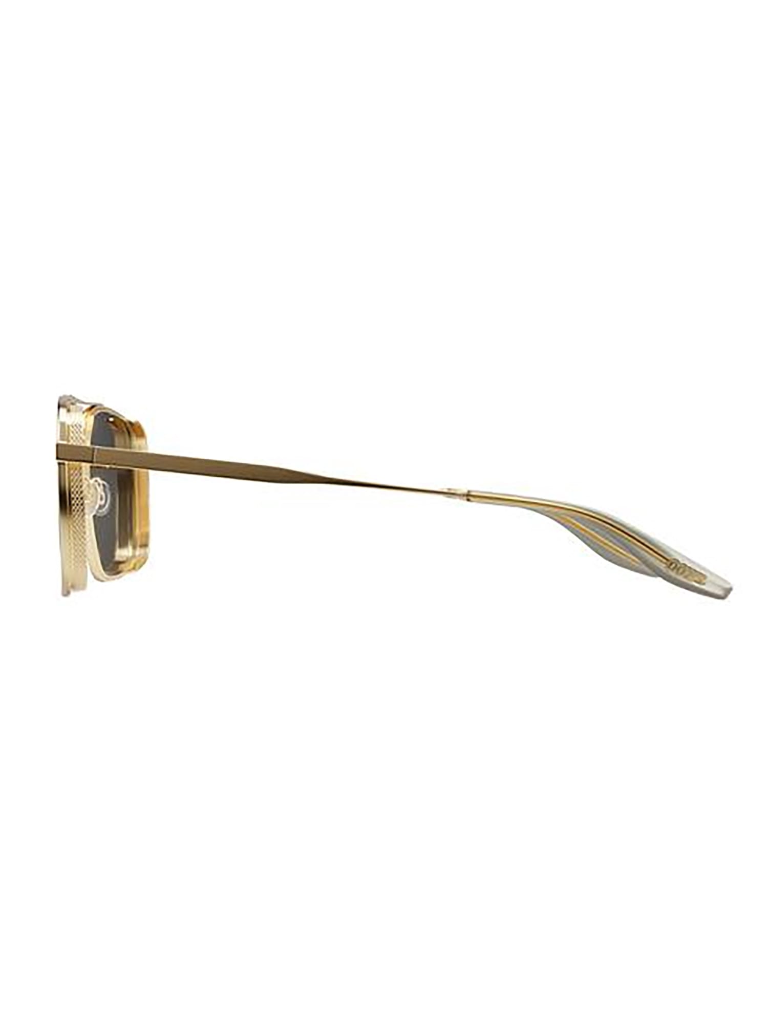 Barton Perreira Scaramanga Sunglasses In Gold