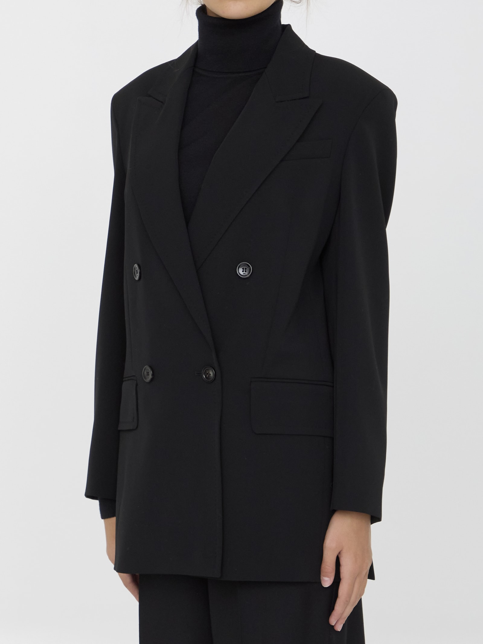 Shop Max Mara Amaca Jacket In Black