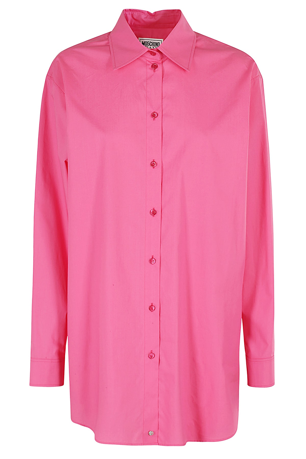 Shop M05ch1n0 Jeans Camicia Popeline In Fuxia