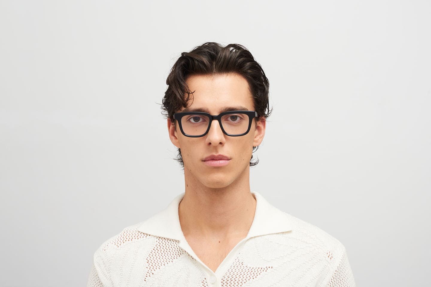 Mykita Lamin - C154 Milky Indigo Rx Glasses In Dark Blue