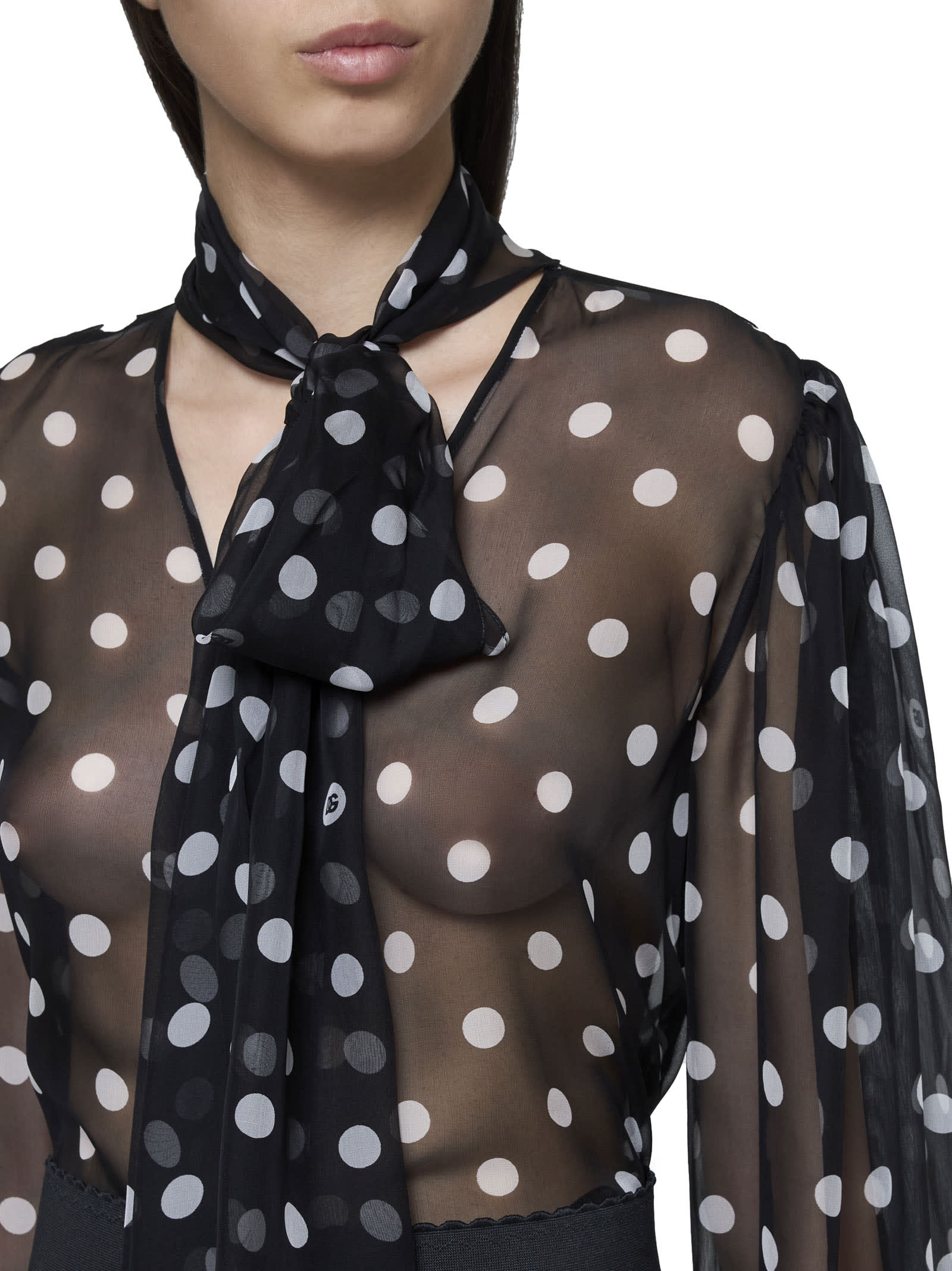 Shop Dolce & Gabbana Shirt In Black/white