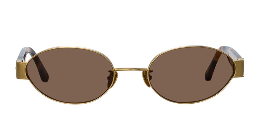 Sadie - Light Gold / T-shell Sunglasses