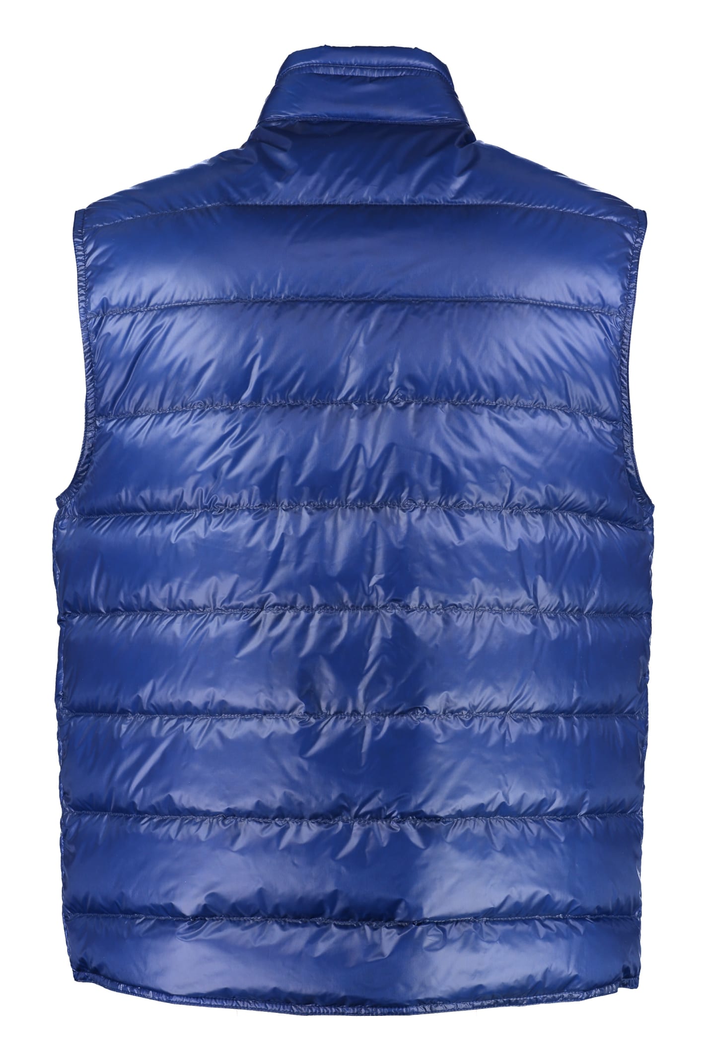 moncler body warmer blue