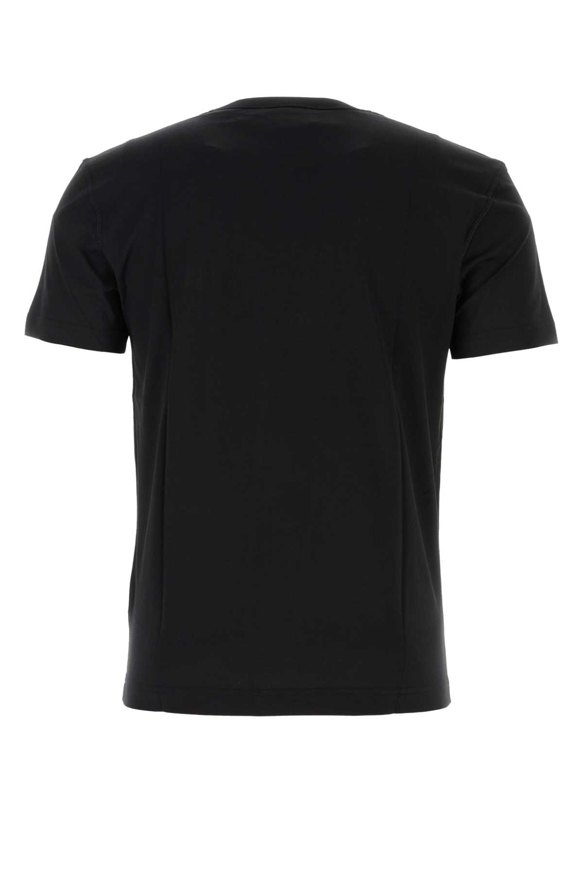 Shop Dolce & Gabbana Black Cotton T-shirt In Nero