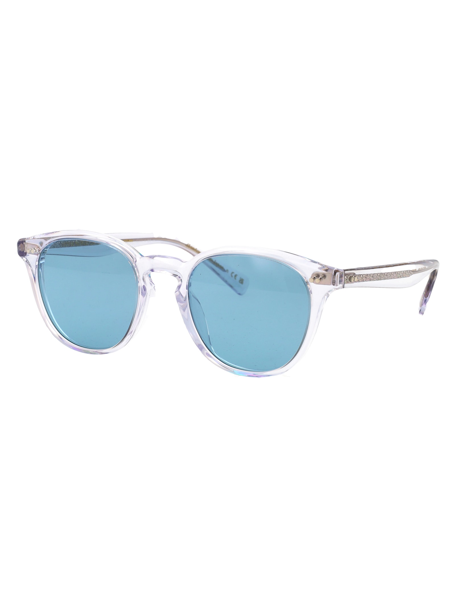 Oliver Peoples Desmon Wayfarer Sunglasses In Metallic