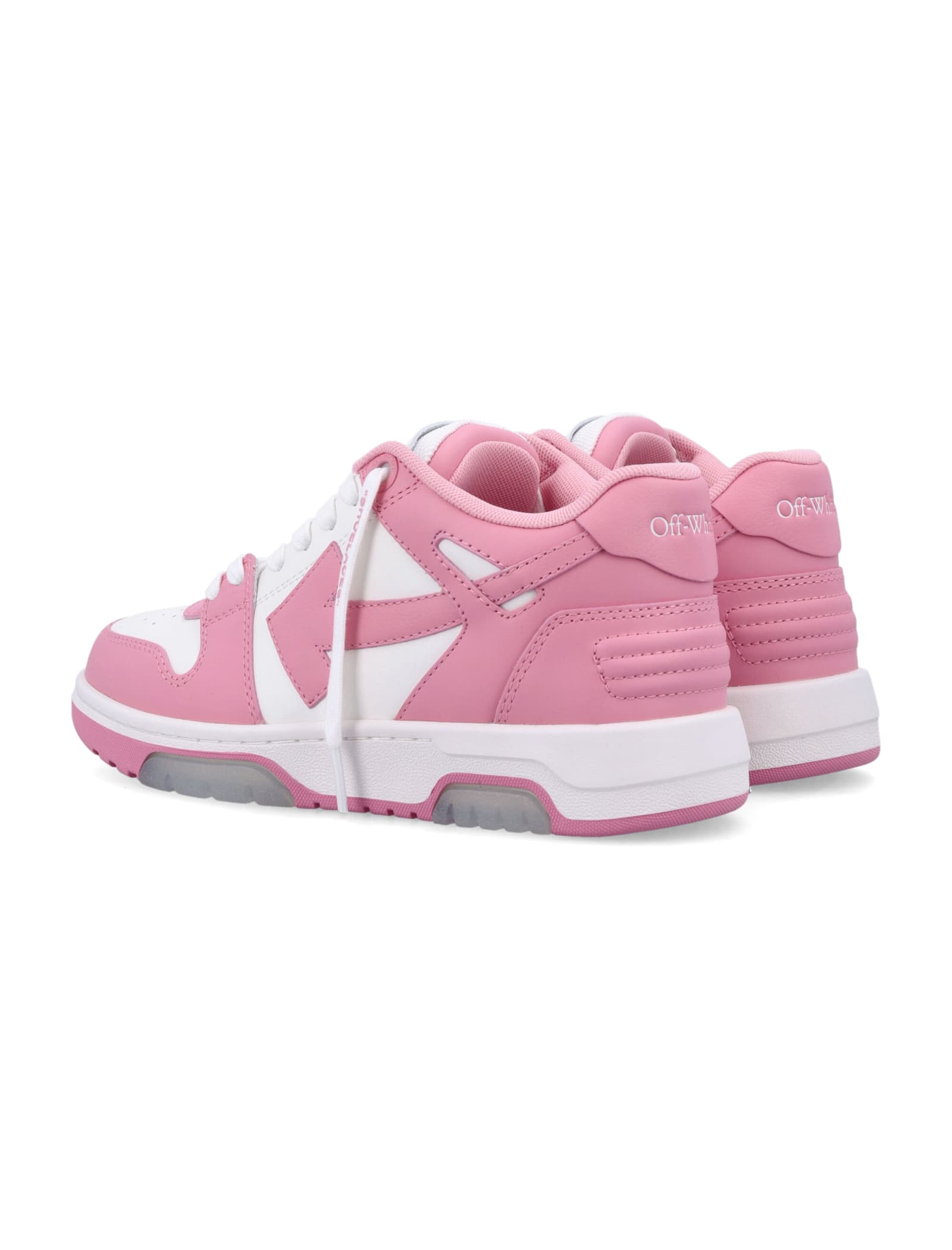 Shop Off-white Out Of Office Woman Sneakers In Pink White