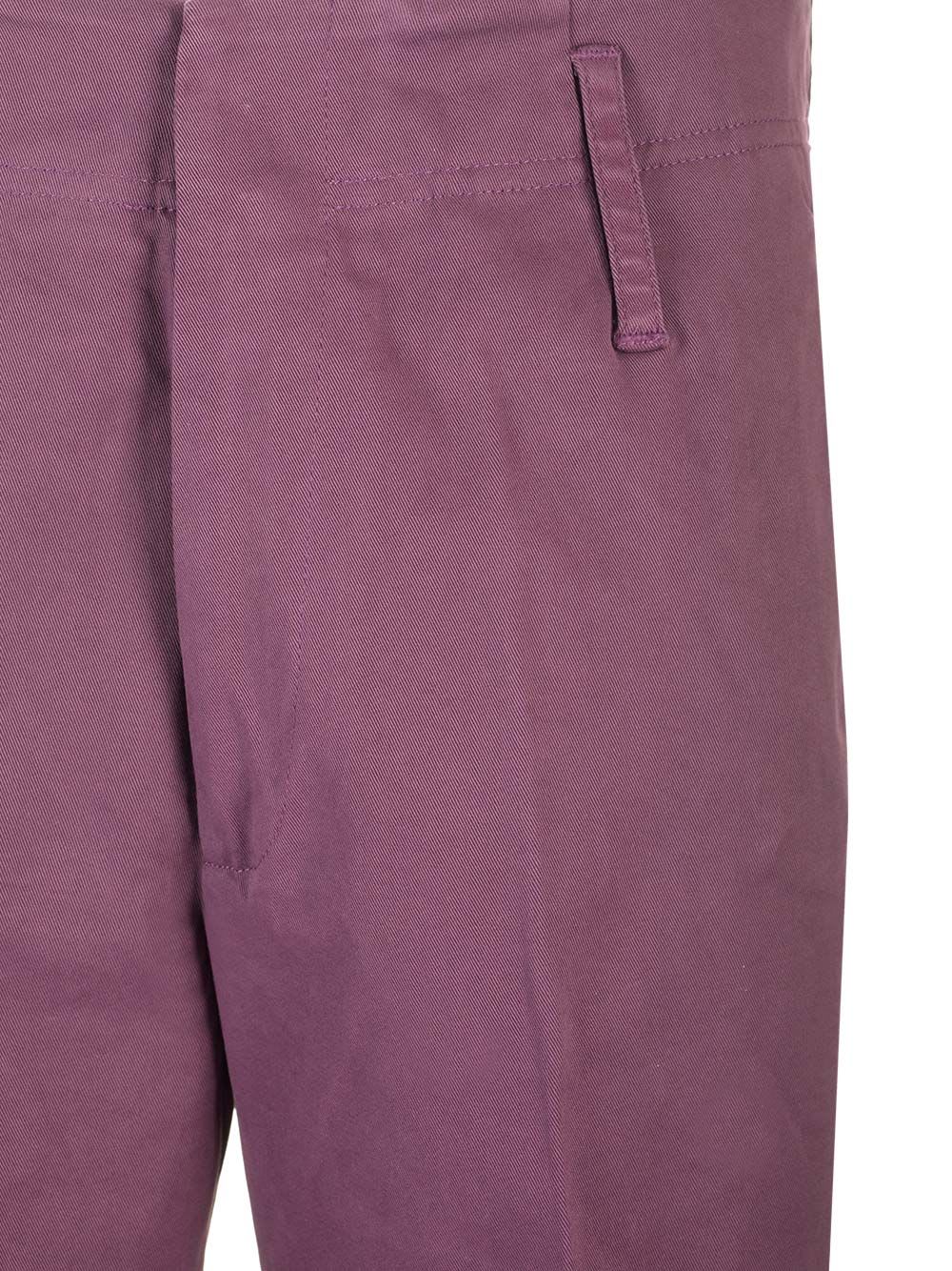 Shop Forte Forte Chino Pants In Bordeaux