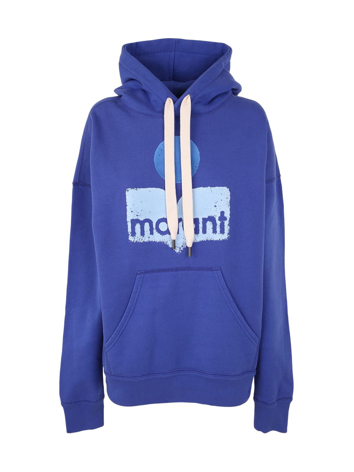 Isabel Marant Étoile Mansel Logo Hoodie In Eb Electric Blue