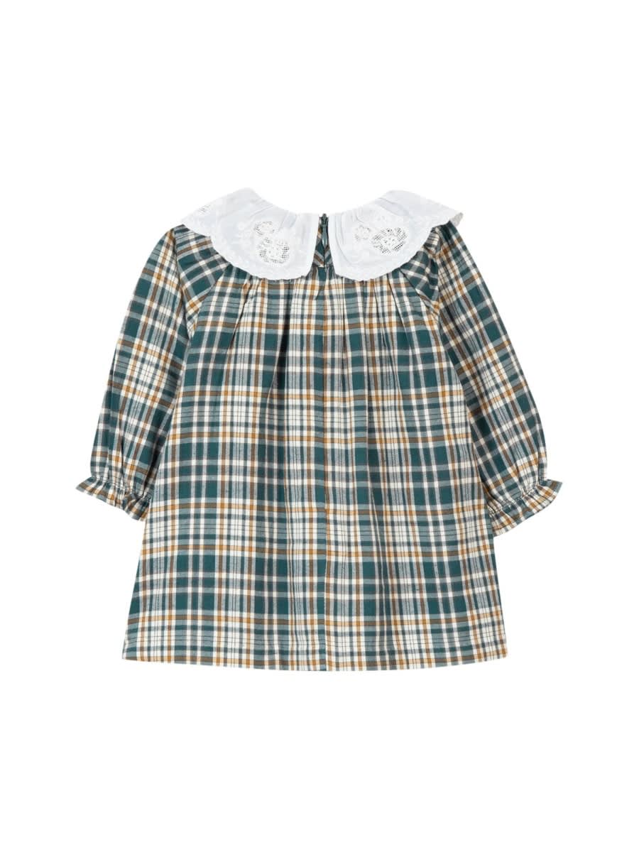Tartine Et Chocolat M/l Collar Dress In Azure