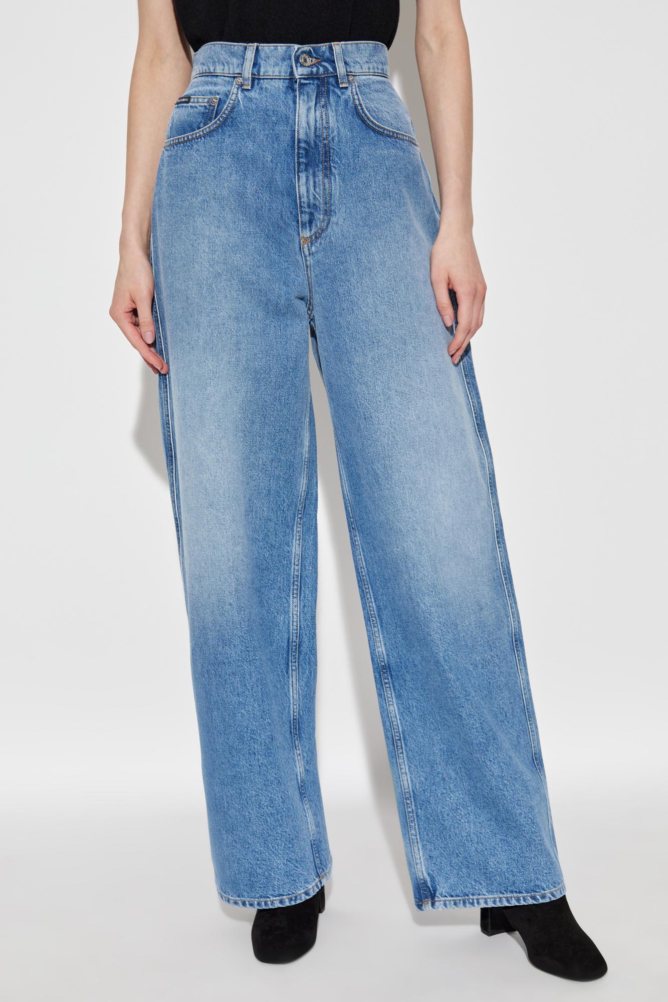 Dolce & Gabbana Straight-leg Jeans In Blue