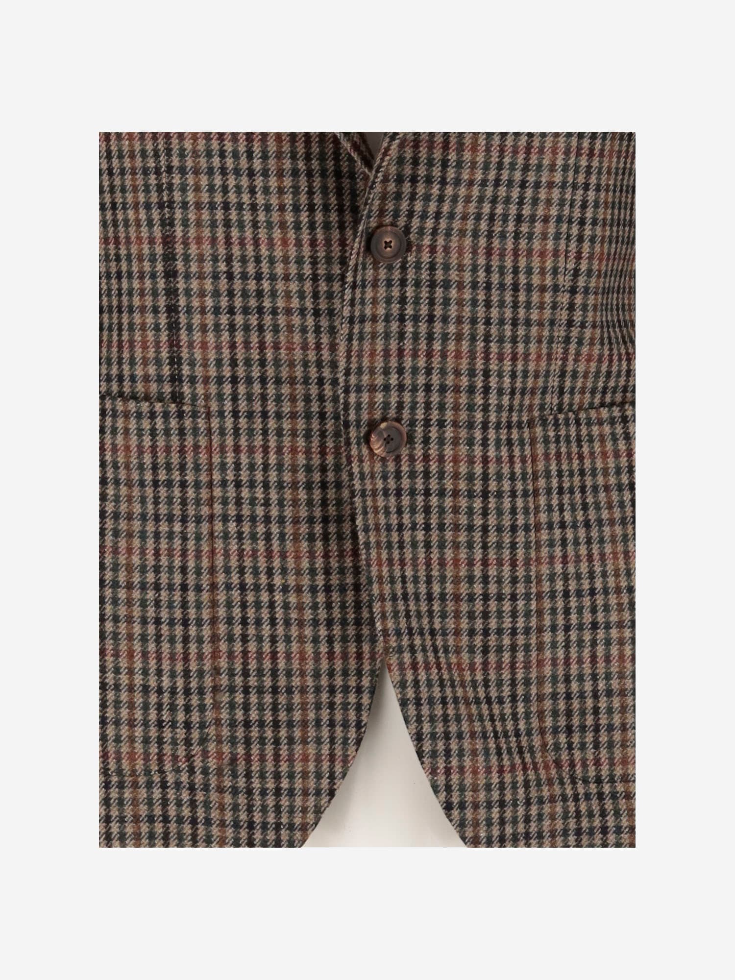 Shop Tagliatore Single-breasted Wool Jacket In Red