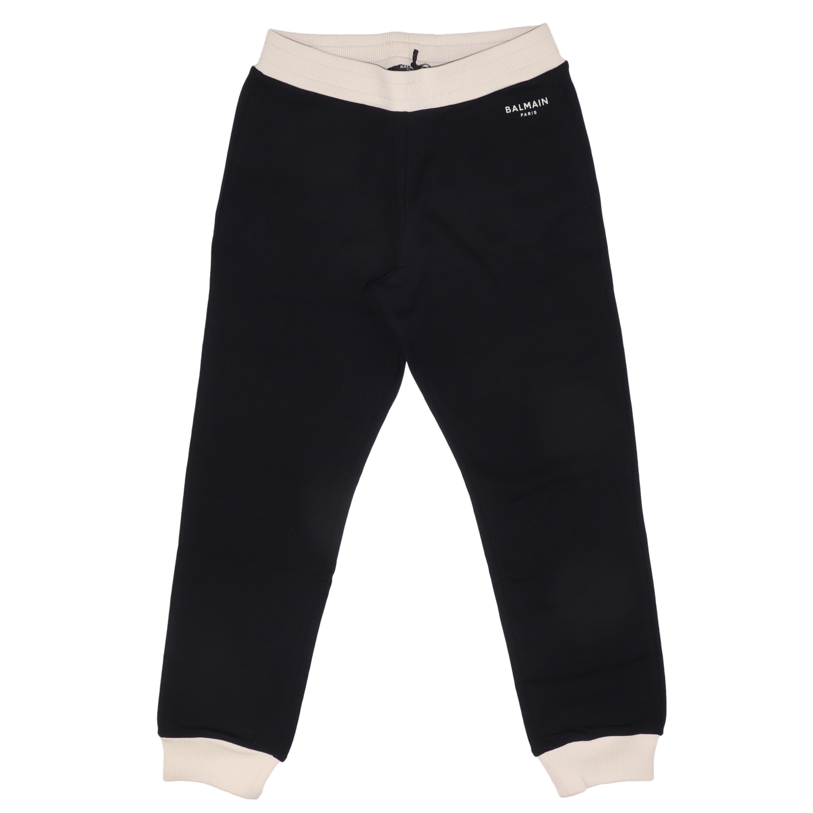 Balmain Cotton Jersey Sweatpants In Black
