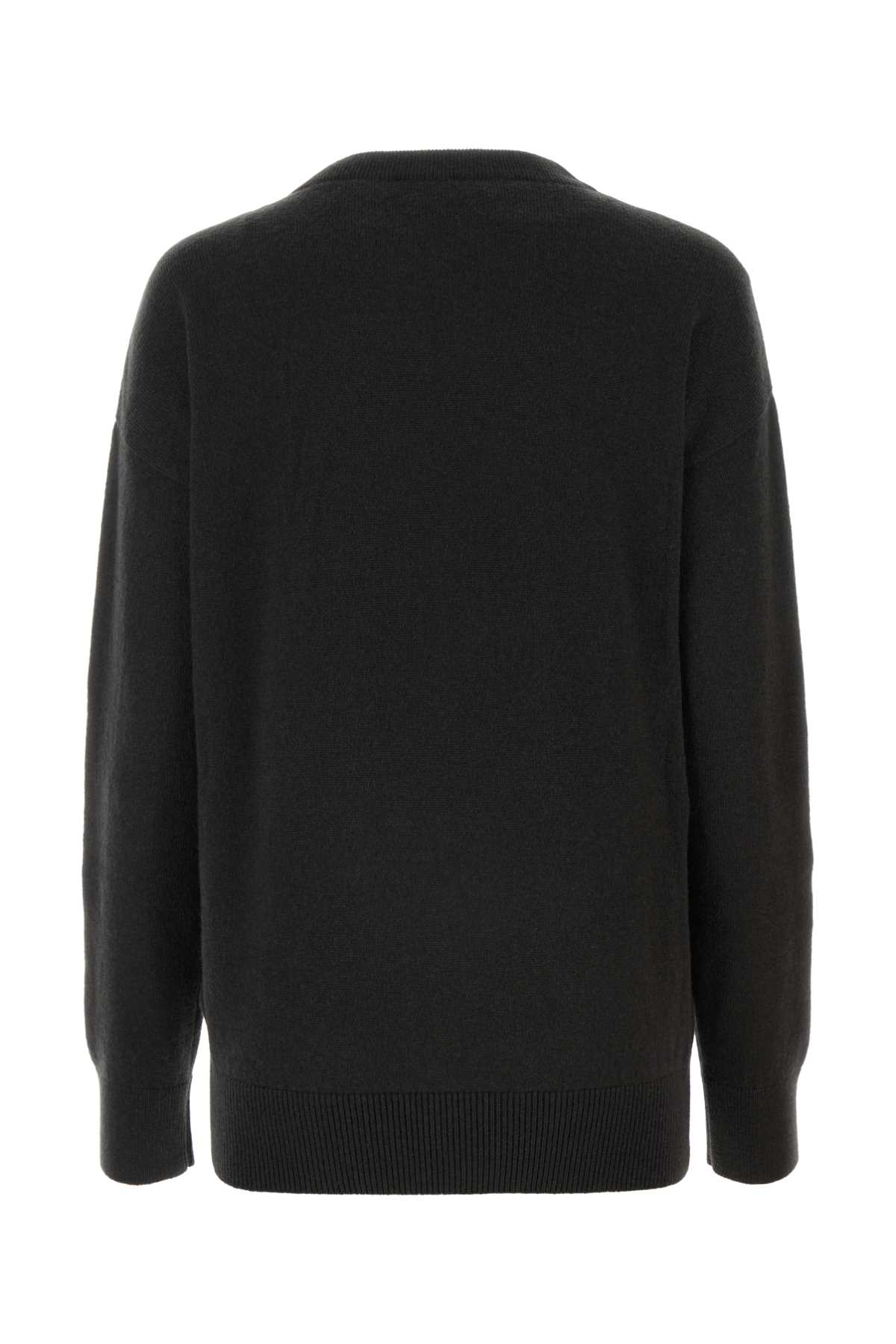 Burberry Anthracite Cashmere Jumper In Onyx