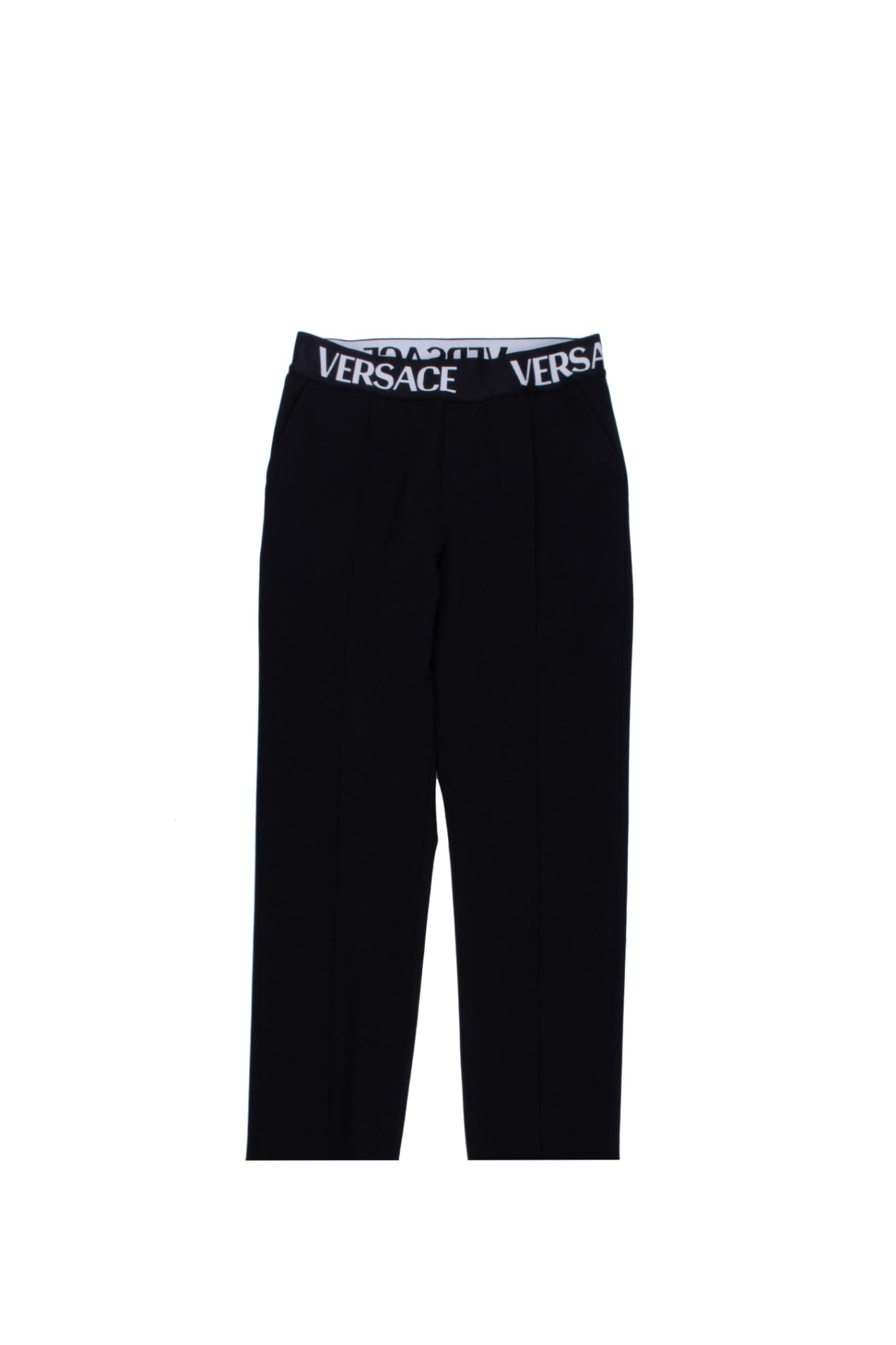 Shop Versace Sporty Trousers With  Logo In Back