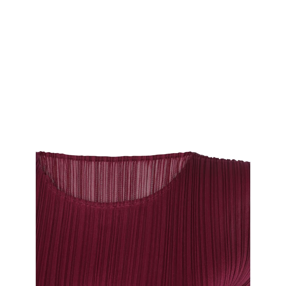 Issey Miyake Dress In Burgundy
