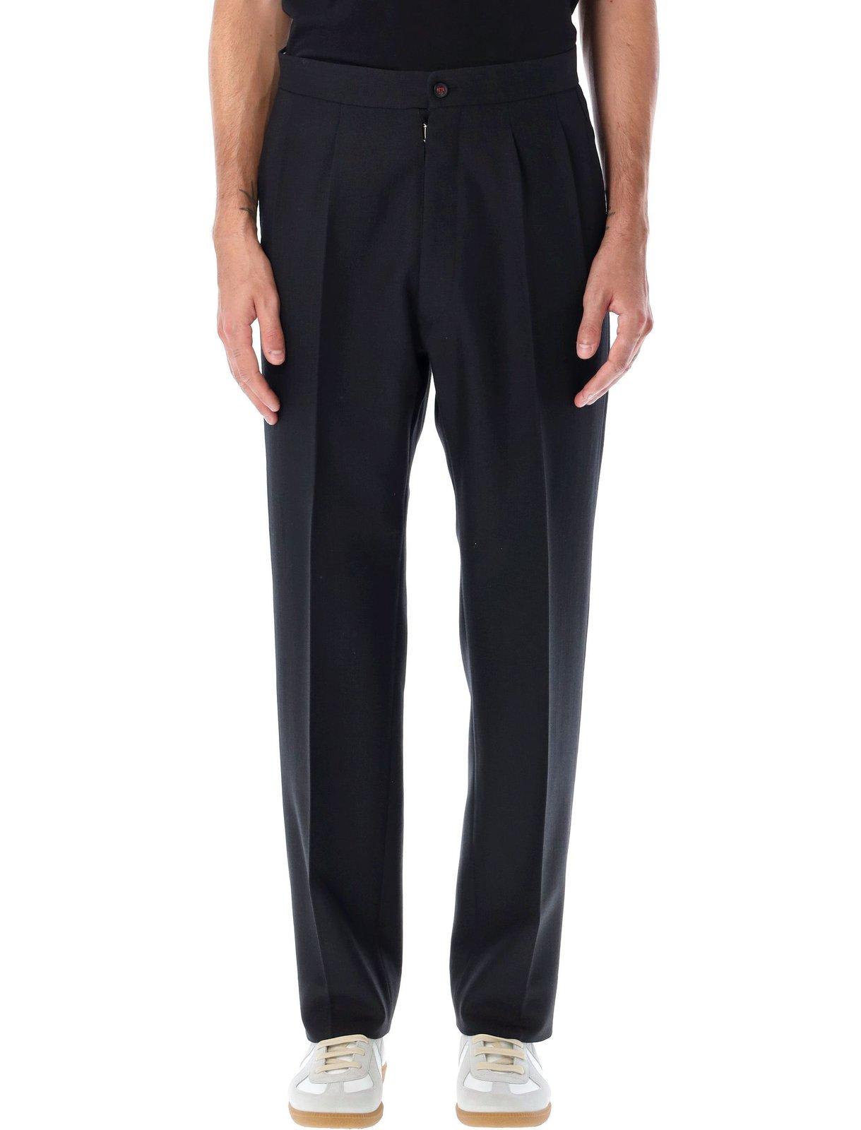 MAISON MARGIELA BUCKLE STRAP DETAILED PANTS