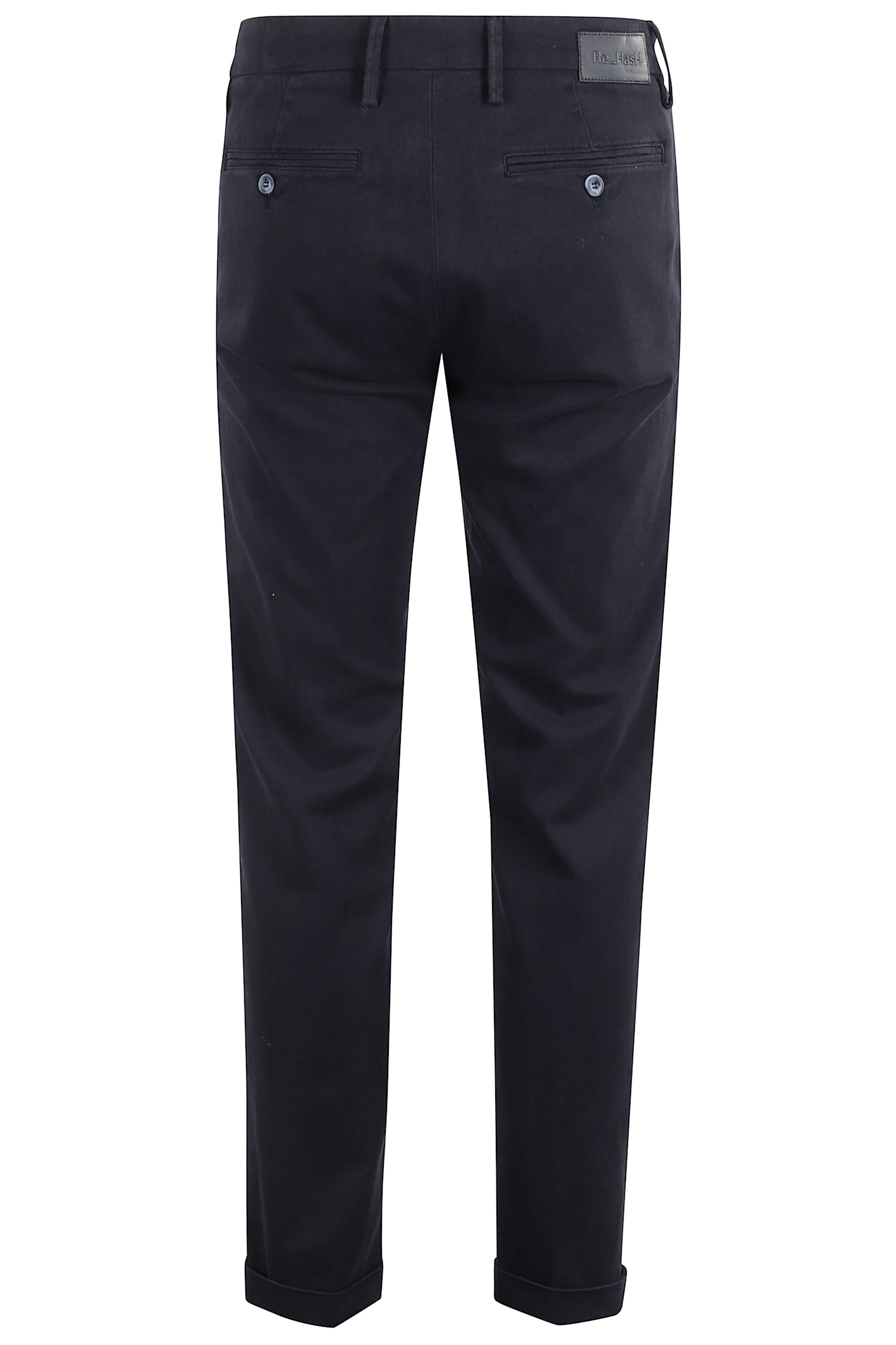 Re-hash Cuffed Cotton-blend Chinos In Blue