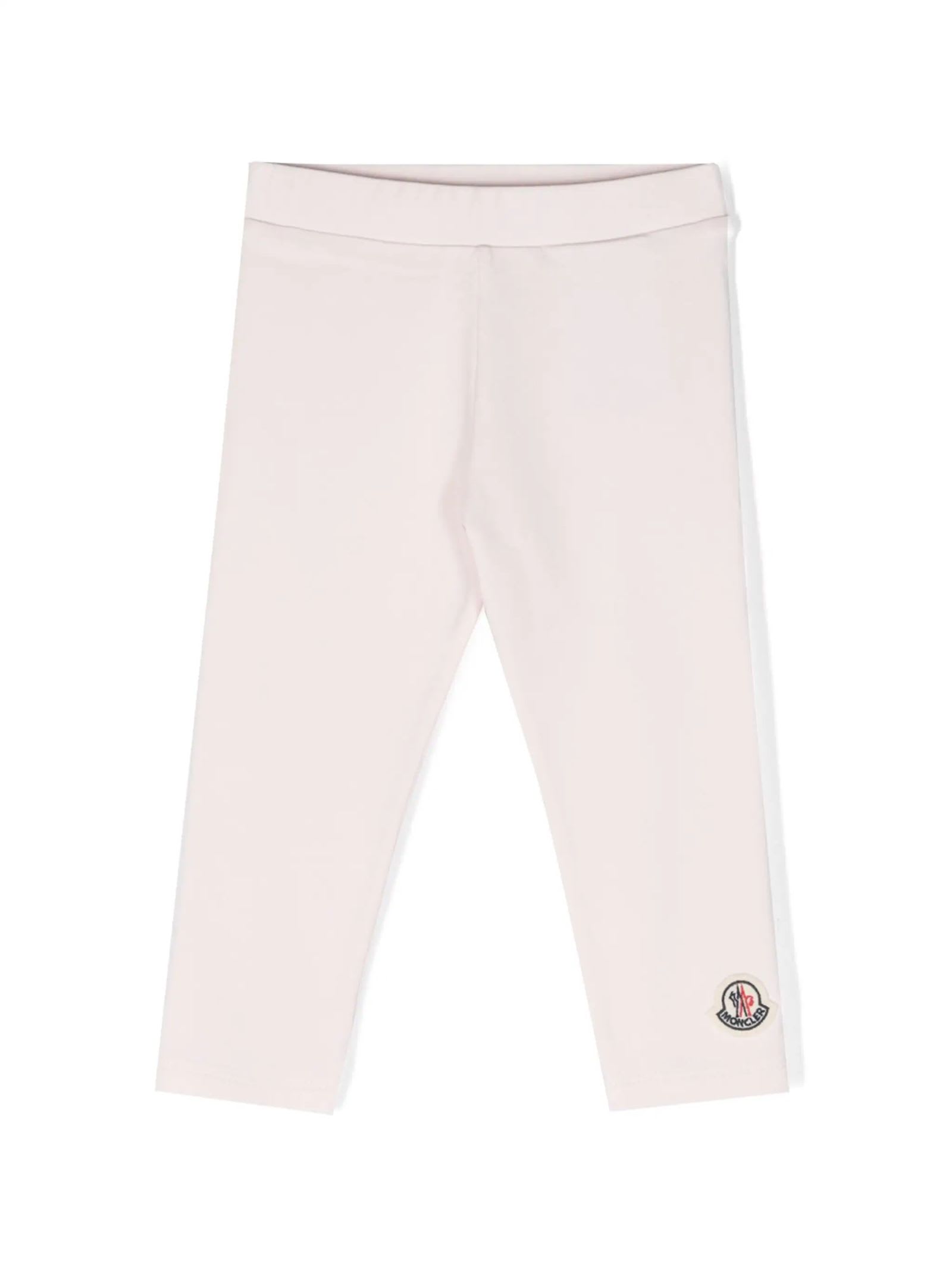 Shop Moncler New Maya Trousers Pink