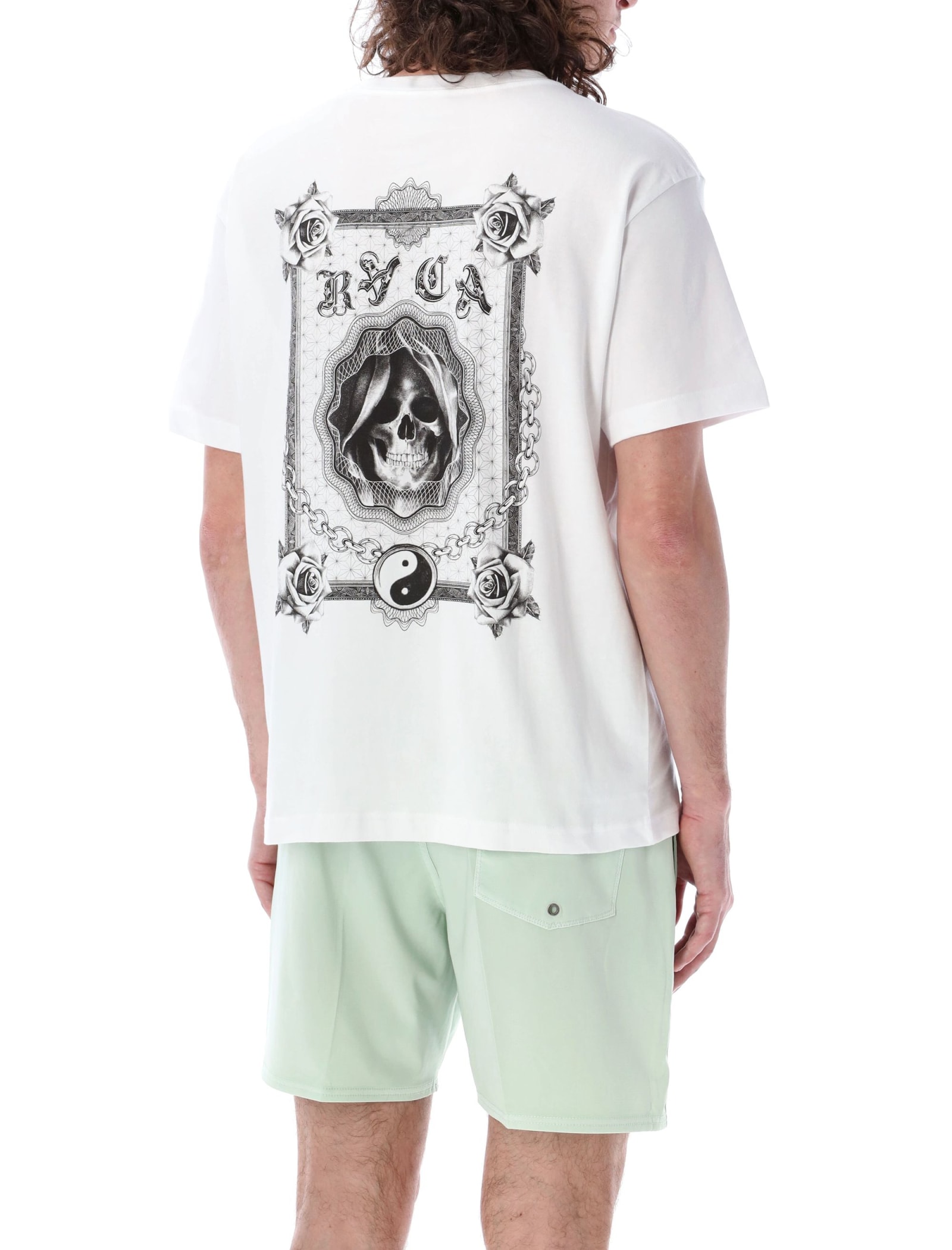 Shop Rvca Dream T-shirt In White
