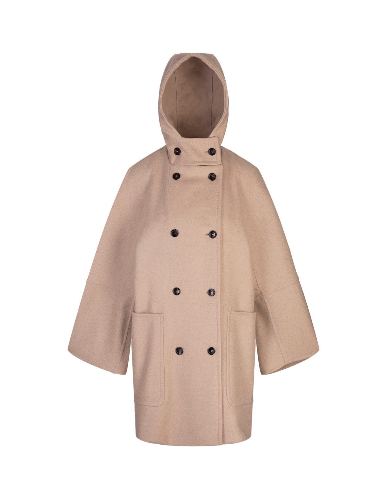 Shop Max Mara Beige Arturo1234 Coat In Brown