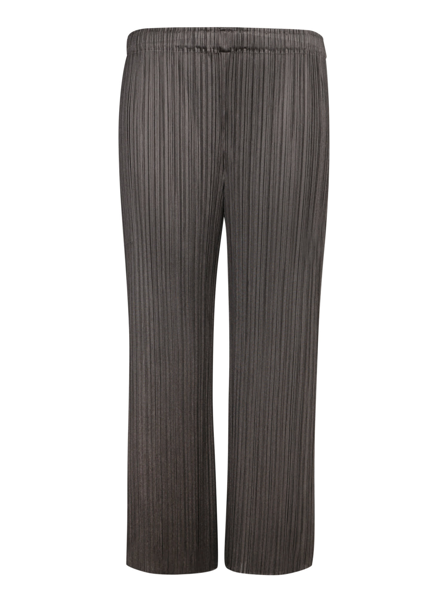 Charcoal Pleats Pants