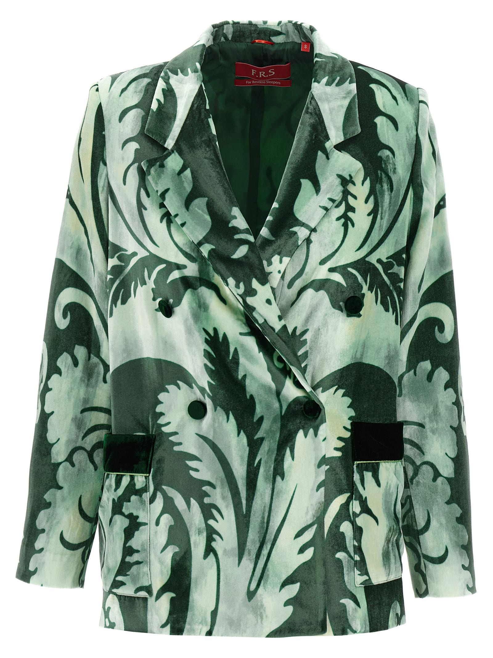 F.r.s For Restless Sleepers Paisley-pattern Blazer In Multi