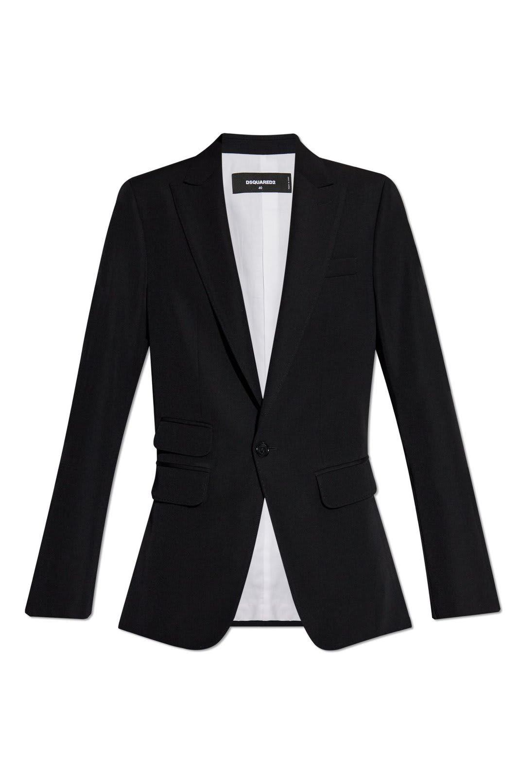 Long-sleeved Single-breasted Tailored Blazer