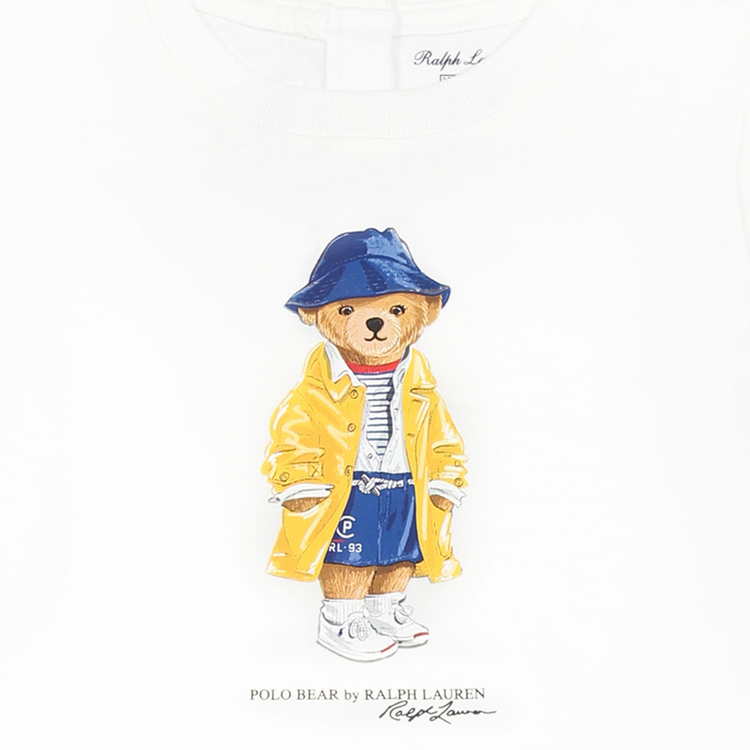 Polo Ralph Lauren White T-shirt For Baby Girl With Polo Bear In White