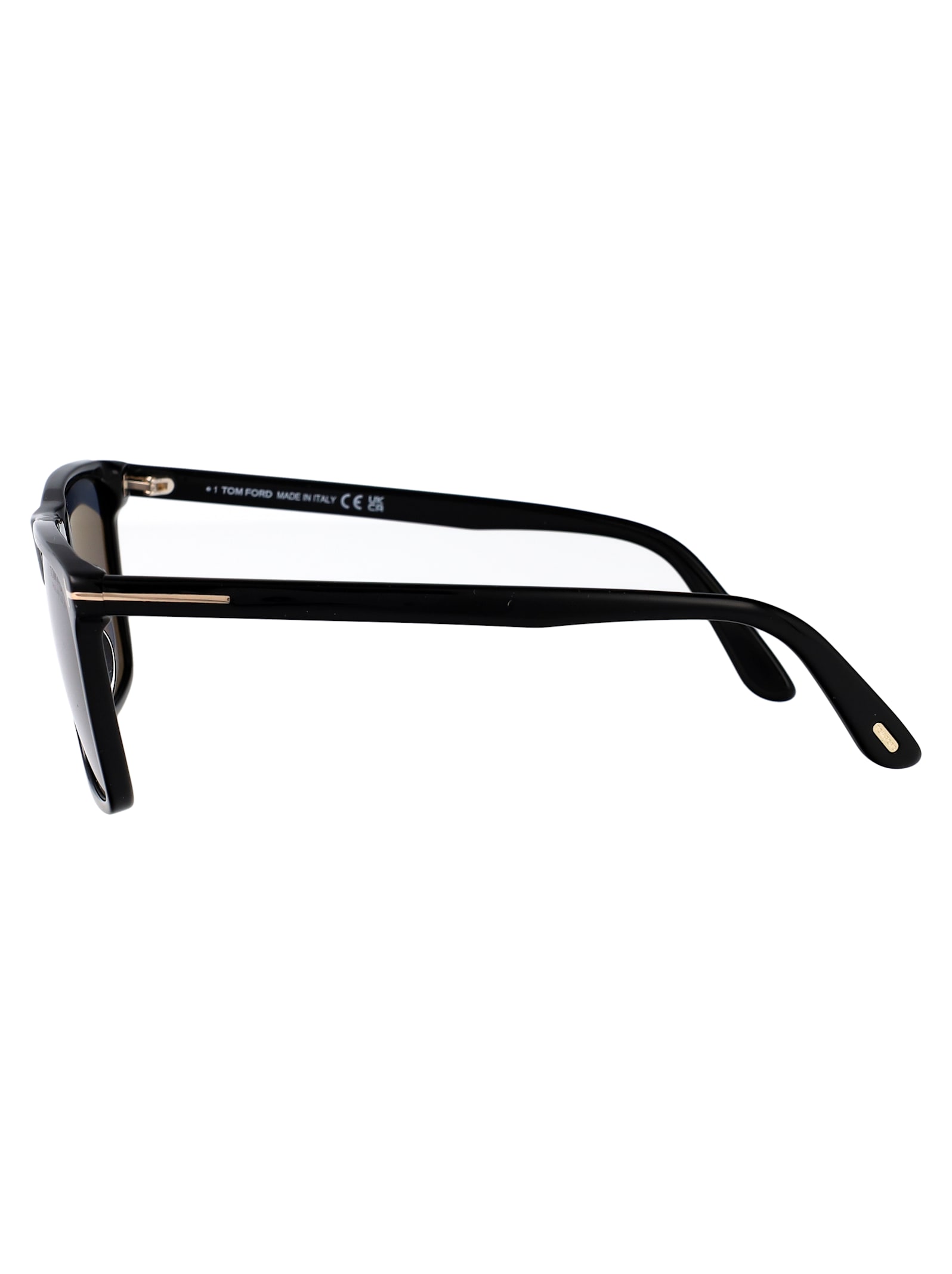 Tom Ford Sunglasses In Nero Lucido / Fumo Polar