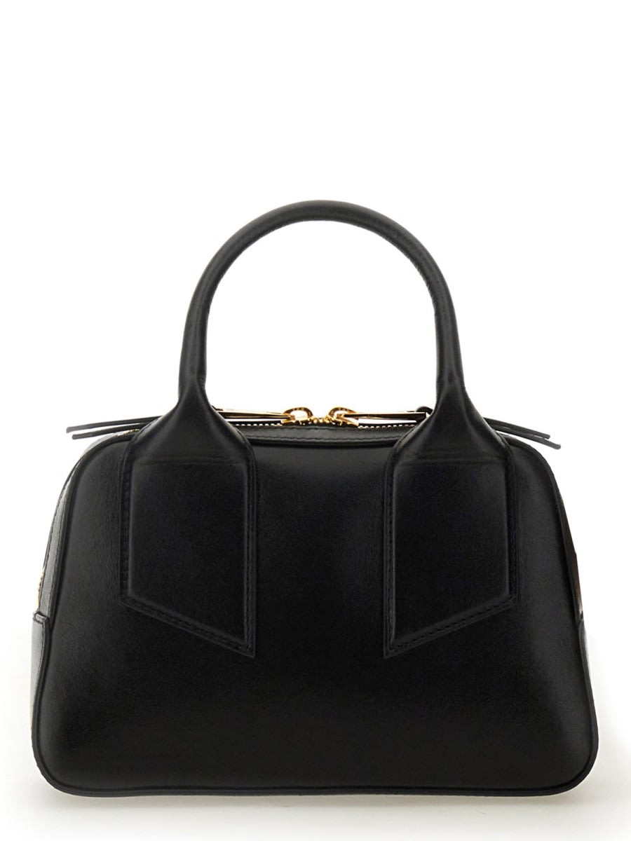 Shop N°21 Mini Satchel Bag In Black