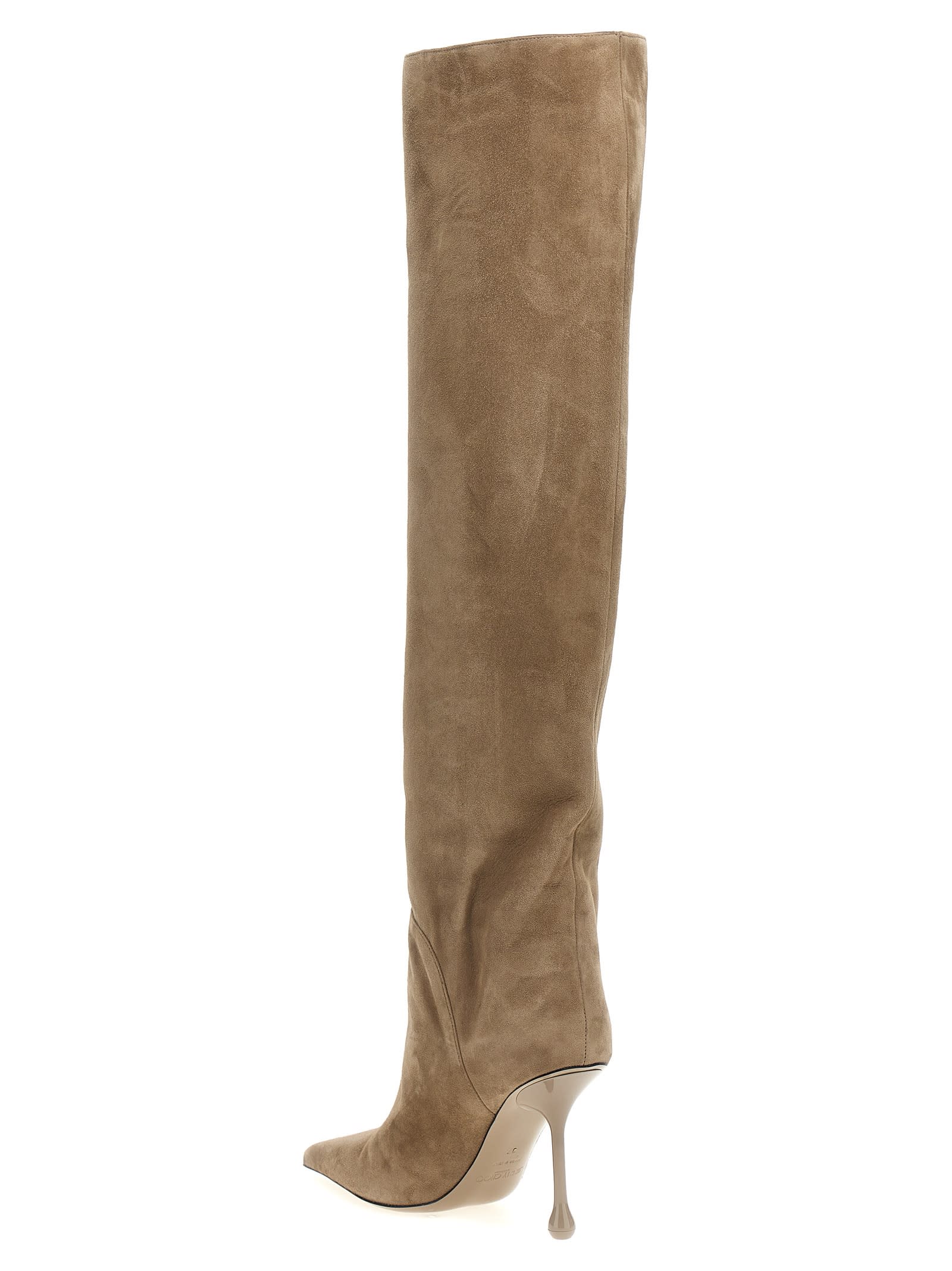 Shop Jimmy Choo Cycas Boots In Gray