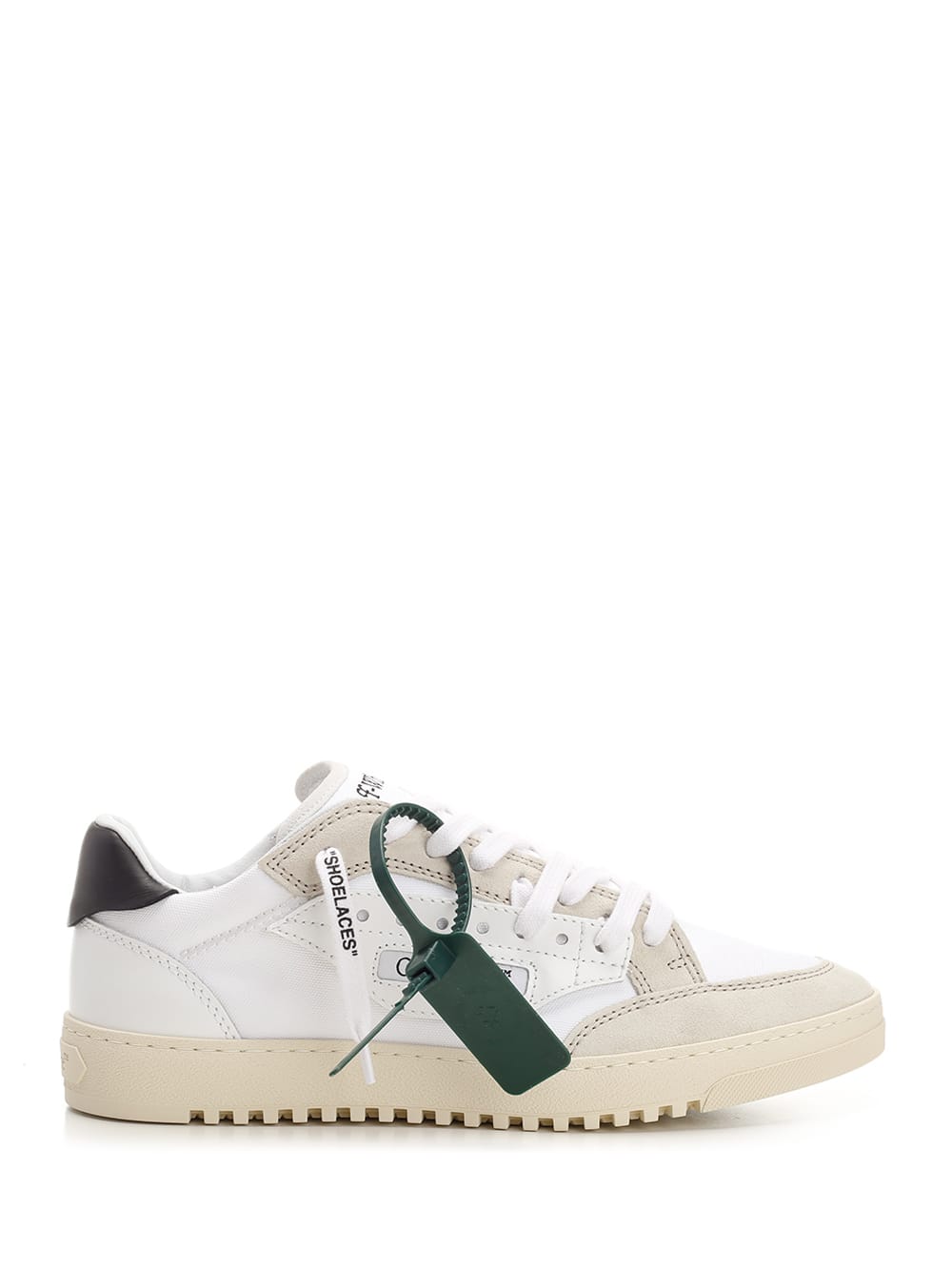 Shop Off-white White And Beige 5.0 Sneakers