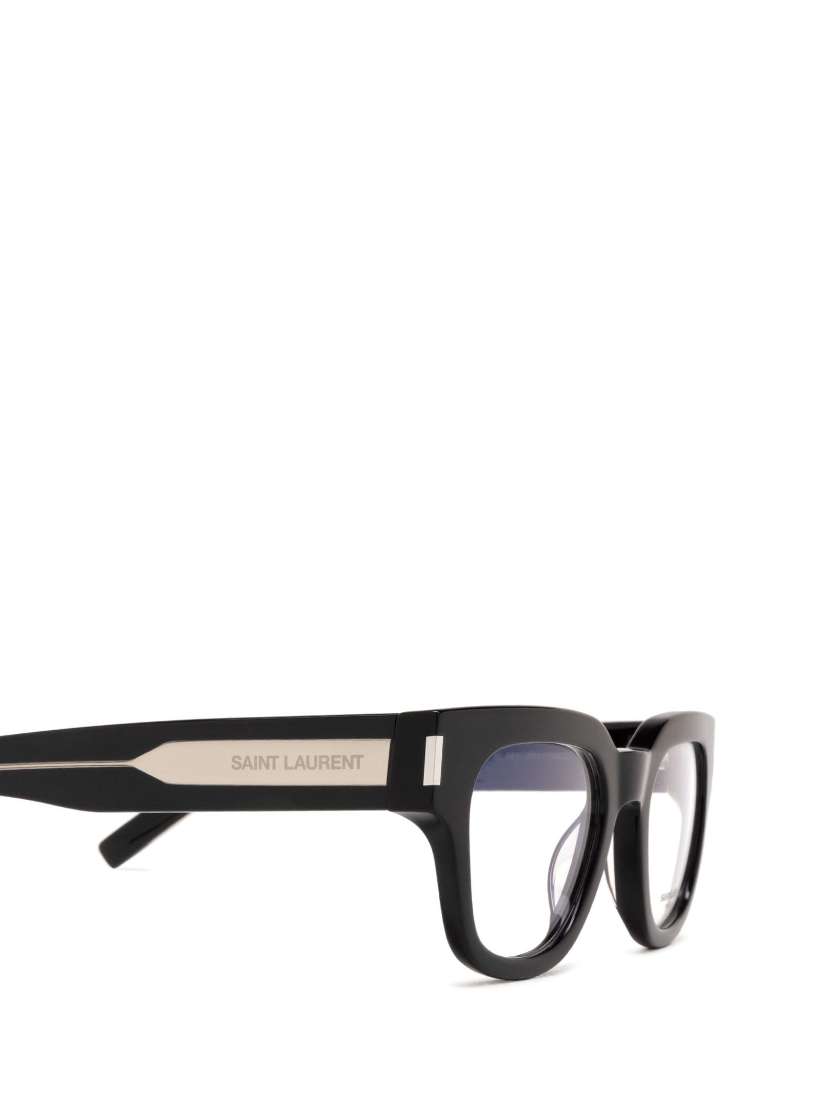 Shop Saint Laurent Sl 661 Black Glasses