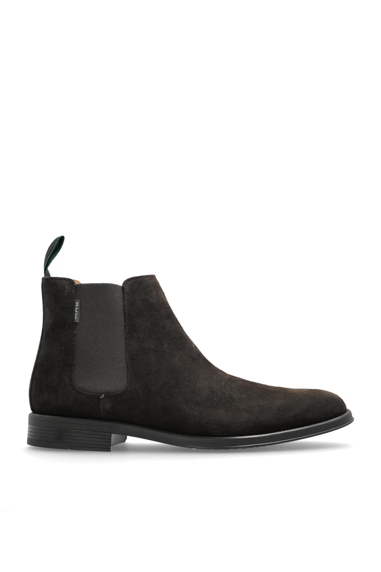 Paul Smith Ps  Augustus Leather Chelsea Boots In Brown