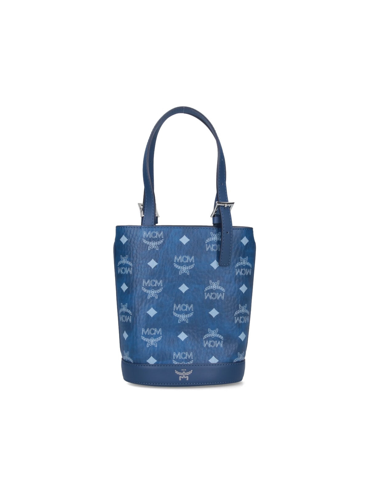 Mcm Handle Strap Shoulder Bag In Blue