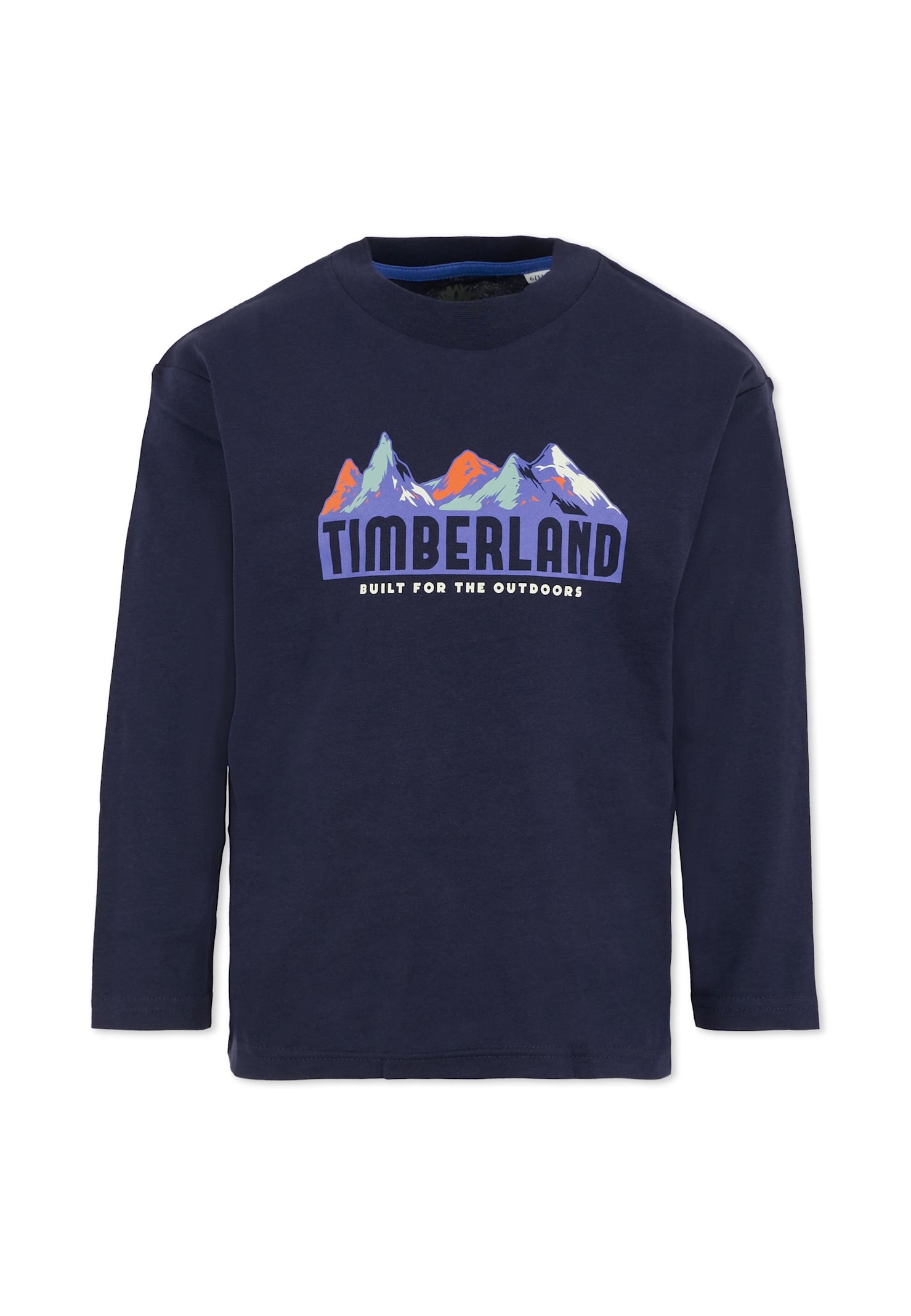 Timberland Blue T-shirt For Boy With Logo In Blue