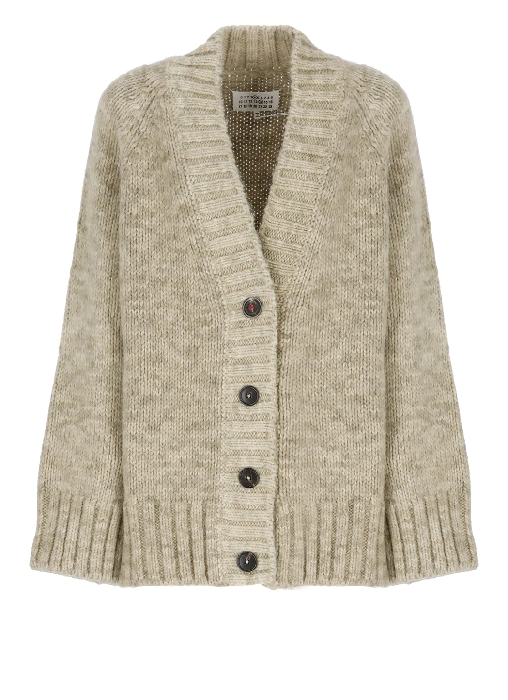 V-neck Knit Buttoned Cardigan