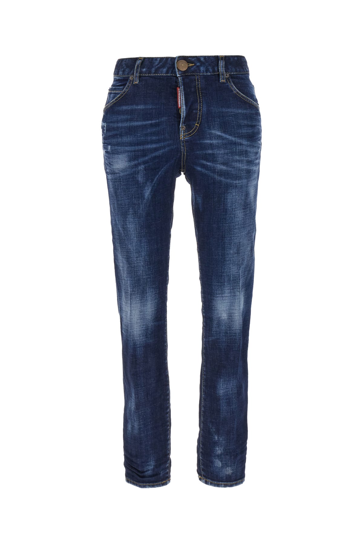 Shop Dsquared2 Stretch Denim Cool Girl Jeans In 470